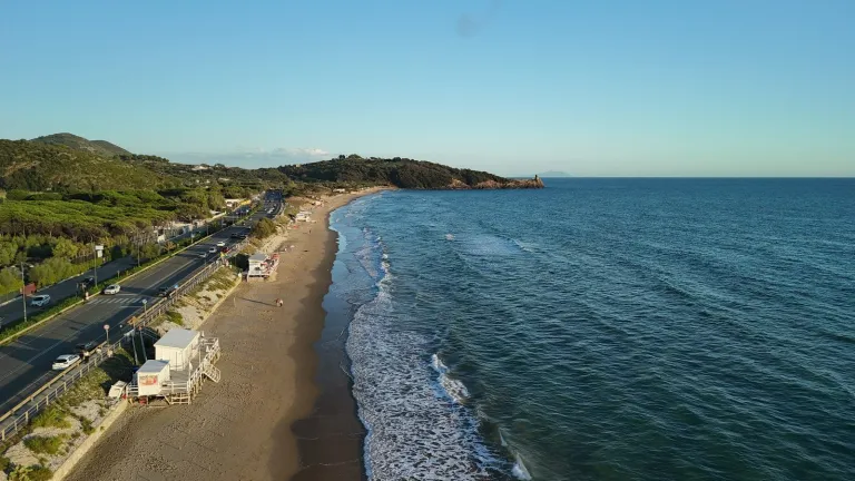 La spiaggia di Serapo